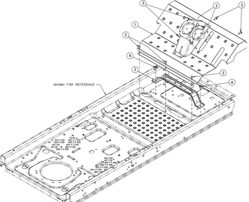 Floorboard Diagram and Parts List for Z-FORCESZ54 (17BSDGHC010)(2016) Cub Cadet Lawn Tractor